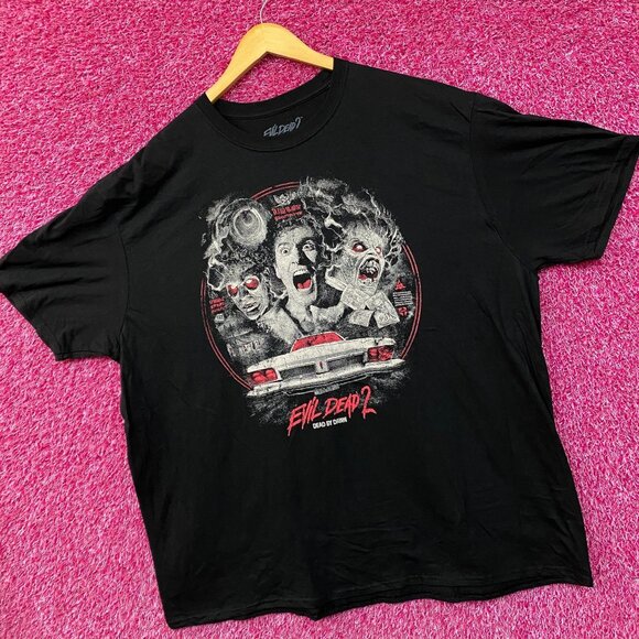 The Evil Dead 2 Dead by Dawn Movie Poster T-Shirt 3X - Picture 3 of 4